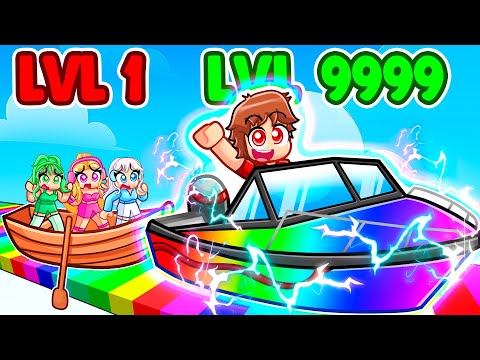 Upgrading Noob To GOD BOAT In Roblox With MY CRAZY FAN GIRLS...