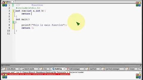 Bangla C programming tutorial 90 Function last look   YouTube