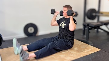 Dumbbell Z Press (How To, Coaching Tips & Benefits)