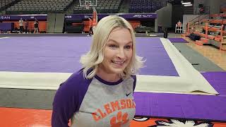 Clemson gymnastics coach Amy Smith on first season