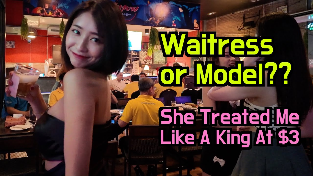 Waitress or Fashion Model??😳 $3 Tip Made Them Smile And They Treated Me Like A King!!