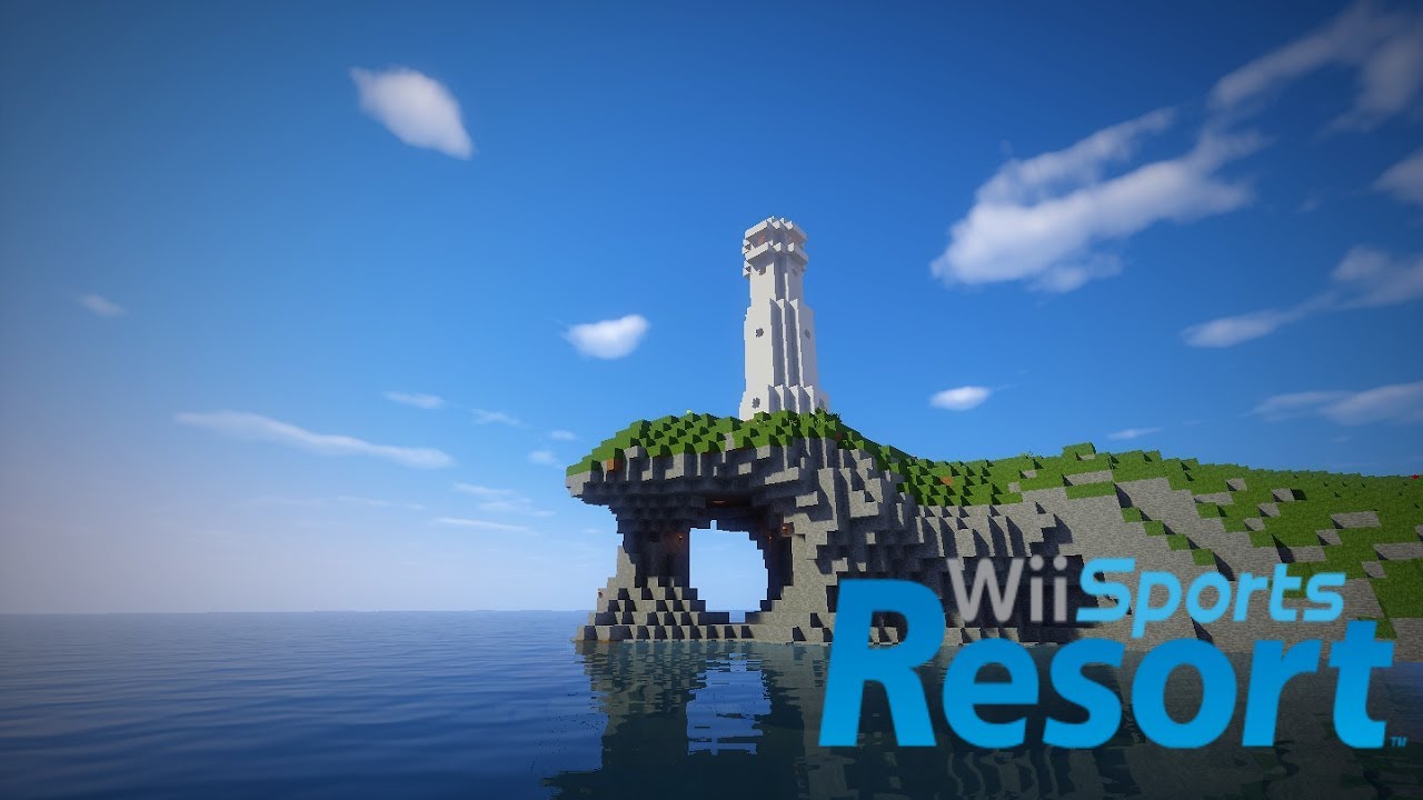 Minecraft WUHU ISLAND 1:1 (Wii Sports Resort) [+DOWNLOAD]| Open World Map Trailer | DOWNTOWN WARS