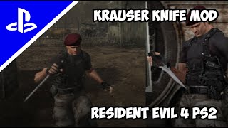 [PS2] KRAUSER KNIFE MOD - RESIDENT EVIL 4 PS2