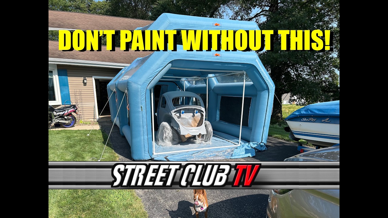 Painting in a Bubble? An Inflatable Booth Every DIYer Needs - YouTube