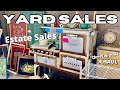 YARD SALES | Estate Sales | thrift with me | October 2020 - youtube