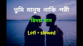 Tomi manush naki pori || Hridoy khan || (lofi slowed) || bangla song