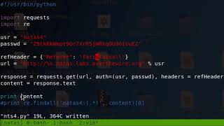 Python Web Hacking(Referer Header, Cookies) | Natas OverTheWire(Levels 4-5)