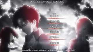 Shingeki no Kyojin Opening - Guren no Yumiya 【Sub. Español - Japonés】 Resimi