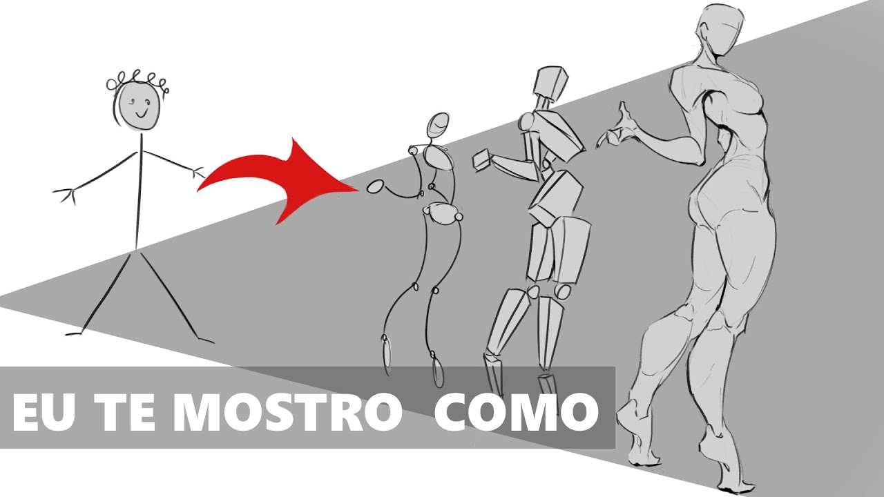 Qualquer pessoa pode aprender a desenhar poses