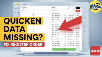 Quicken Data Missing? Fix Register Sort Order to See All Transactions! (Windows & Mac)