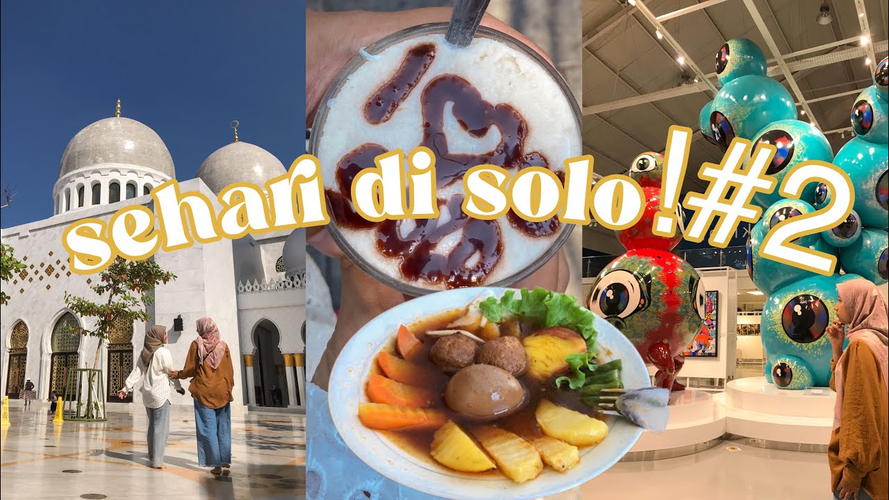 SEHARI DI SOLO! Part 2 #mauvlog | SOLO ONE DAY TRIP Museum Tumurun Masjid Sheikh Zayed Triwindu