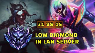 Kayn (Blue) vs Brand jg - 4 Range Champions Against 1 Blue Kayn