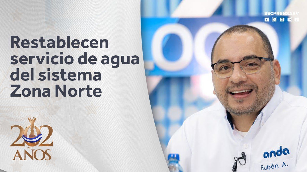 ANDA restablece servicio de agua del sistema Zona Norte - YouTube