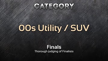 Car Design Competition: 00s Utility / SUV (Finals)