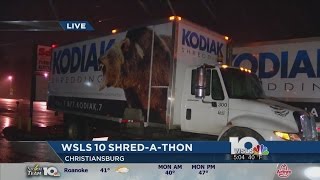 WSLS 10 Shred-A-Thon kicks off 3rd event in Christiansburg