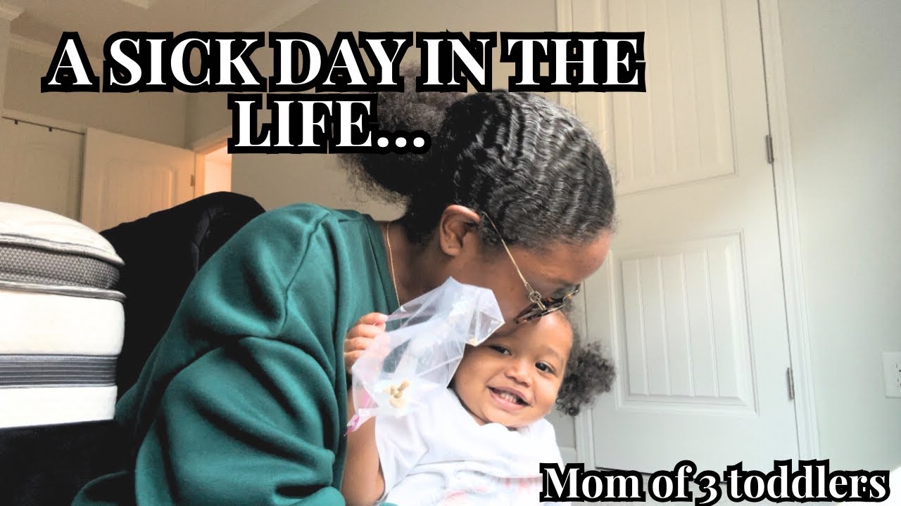 IM SICK ! SEND HELP ! 🤒 ️‍🩹 | DITL OF A MOM OF 3 | SICK VLOG # ...