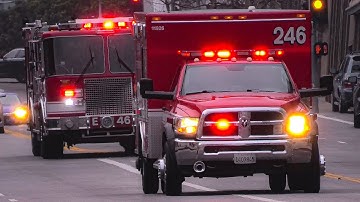 LAFD Engine 46 & Rescue 246