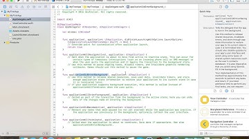 Building your first app with XCode 8