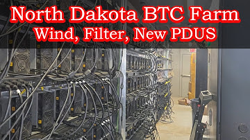 North Dakota Bitcoin Farm - Wind Guard, Blizzard, Filter, New PDUs