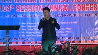 Diphu City Rap Christin Teron Live 🩸|| PKBA Annual Conference||2023