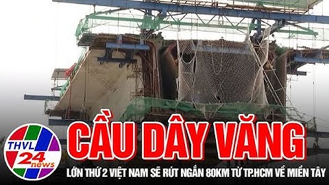 Cầu dây văng lớn thứ 2 Việt Nam sẽ rút ngắn 80km từ TP.HCM về miền Tây