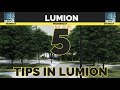 5 Lumion tips   Free project