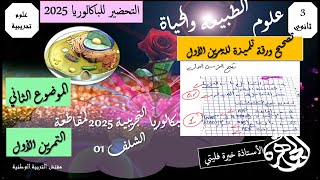 تصحيح ورقة أخرى للتمرين الاول يتضمن مراجعة للتنفس