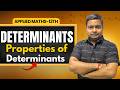 Class 12 Applied Maths | Properties of Determinants (Basics) | Full Concept in Hindi 🔥