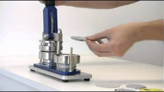 How to make a button: Professional Button Machine