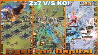 ⭐Zz7 V/S Koi 🔥Fight For Capital - Map 900029 - Capital Flip ::: Last Shelter Survival #24EGaming