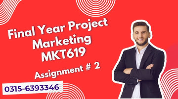 MKT619 Assignment 2 Proposal solution mkt619 project sp2025 #mkt619 #vu #project