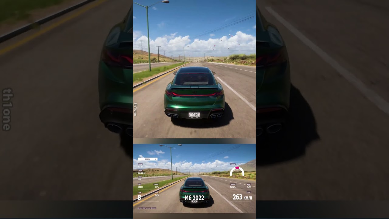 Forza Horizon 5 | MG MG7 2022 Performance and Sound Test Top Speed Stock