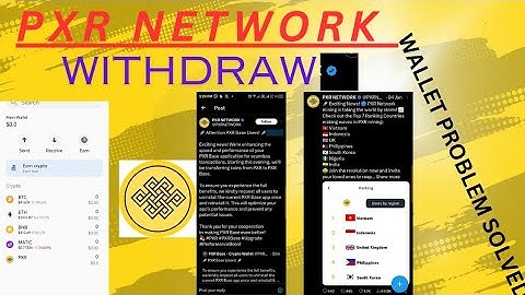 Pxr Network New Update|Pxr Network Withdrawal|Pxr Network Withdrawal Kaise Kare|Pxr Wallet Problem