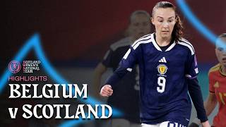België Tegen Schotland Hoogtepunten Van De Fifa Womens World Cup-Kwalificatie