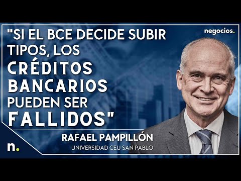 "Si el BCE decide subir tipos, los cr&eacute;ditos bancarios pueden ser fallidos". Rafael Pampill&oacute;n