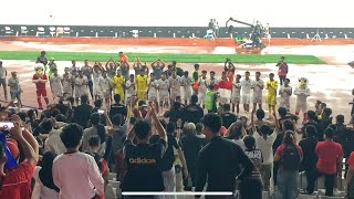 MOMEN PEMAIN TIMNAS NYANYI INDONESIA PUSAKA BERSAMA ULTRAS GARUDA! INDONESIA V PHILIPPINES ASEAN U23