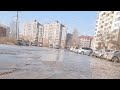 В Ярославле из-за коммунальной аварии затопило улицу Папанина