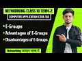 Egroups  advantages and disadvantages of egroup networking lec15 egroups learncoding padhle