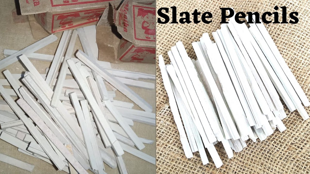 Homemade slate and slate pencil, DIY Slate, DIY Slate Pencil