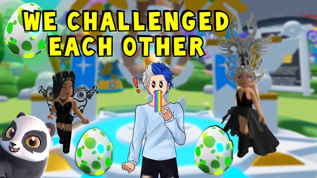 We CHALLENGED each other to an EVO HATCH/Pet BATTLE (Ropets)