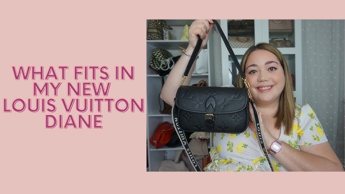 LOUIS VUITTON DIANE Canvas or Empreinte Leather? // Full review +