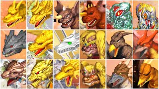 Ghidorah, Kaiju Comparison - Godzilla Defense Force #DG5l1lgaine