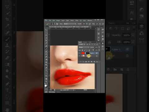 Awesome technique to create realistic lipsticks in photoshop #Shorts #photoshop