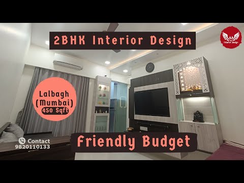 2BHK Interior Design l 450 Sqft | Lalbaug | Mumbai l A A Interior