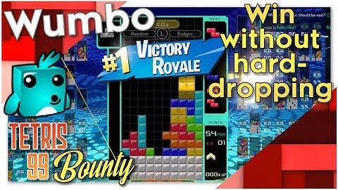 Tetris 99 Bounty - "Win a game without hard drops"