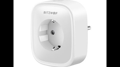 Smart Plug BlitzWolf BW-SHP2 quick unboxing- alexa & google home enabled