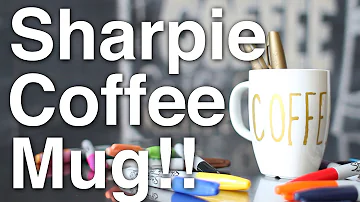 How do you get sharpie to stay on a mug?