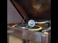 霧島 昇・ミス・コロムビア ♪新妻模様♪ 1940年 78rpm record. Victor VV 1 ー 90 phonograph