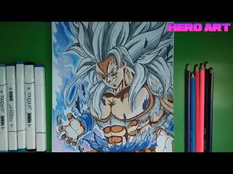 Cách Vẽ Tranh Goku Super Saiyan 5 How To Draw Goku Ssj 5 - Youtube