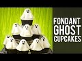 How to Make Fondant Ghost Cupcakes | Halloween Cupcakes